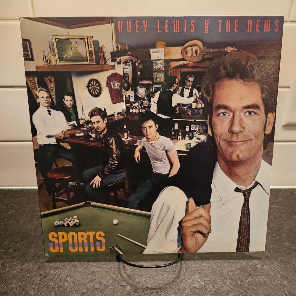 Huey Lewis & The News-Sports- vinyl record Chrysalis 1982